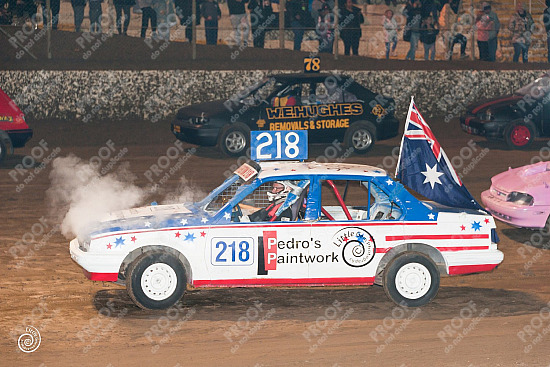2021 April 17th Meeting 12  Demo Derby World Record Attempt, Street Stocks, Wingless Sprints, Super Sedans and Modlites Murray Bridge Speedway 